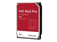WD Red Pro WD4005FFBX - Disque dur - 4 To - interne - 3.5" - SATA 6Gb/s - 7200 tours/min - mémoire tampon : 256 Mo WD4005FFBX