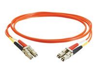 C2G LC-LC 50/125 OM2 Duplex Multimode PVC Fiber Optic Cable (LSZH) - Câble réseau - LC multi-mode (M) pour LC multi-mode (M) - 30 m - fibre optique - duplex - 50 / 125 microns - OM2 - sans halogène - orange 85503