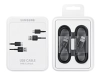 Samsung EP-DG930M - Câble USB - USB (M) pour 24 pin USB-C (M) - USB 2.0 - 1.5 m - noir EP-DG930MBEGWW