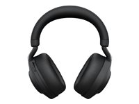 Jabra Evolve2 85 MS Stereo - Micro-casque - circum-aural - Bluetooth - sans fil, filaire - Suppresseur de bruit actif - jack 3,5mm - isolation acoustique - noir - Certifié pour Microsoft Teams 28599-999-889