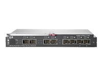 HPE Virtual Connect FlexFabric 10Gb/24-Port Module - Commutateur - 16 x Ethernet 10 Go (fond de panier) + 4 x Ethernet 10 Go/Fibre Channel 8 Go SFP+ + 4 x Ethernet 10 Go SFP+ - Module enfichable - pour BLc3000 Enclosure; Integrity BL860c i4; ProLiant BL2x220c G6, BL465c G6, BL495c G6 571956-B21