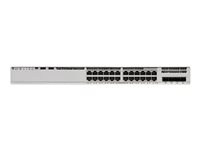 Cisco Catalyst 9200 - Network Advantage - commutateur - C3 - Géré - 8 x 100/1000/2.5G/5G/10GBase-T + 16 x 10/100/1000 (PoE+) - Montable sur rack - PoE+ (370 W) C9200-24PXG-A