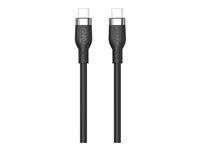 HyperJuice - Câble USB - 24 pin USB-C (M) pour 24 pin USB-C (M) - USB 2.0 - 1 m - gamme de puissance étendue (EPR), Alimentation USB (240 W) - noir HJ4001BKGL