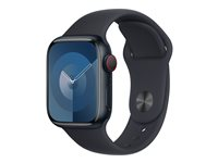 Apple - Bracelet pour montre intelligente - 41 mm - taille M/L - noir minuit MT2T3ZM/A