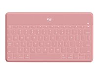 Logitech Keys-To-Go - Clavier - Bluetooth - QWERTY - Italien - rose blush - pour Apple iPad/iPhone/TV 920-010041