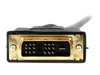 StarTech.com Câble HDMI vers DVI-D 15 m - M/M - Câble adaptateur - HDMI mâle pour DVI-D mâle - 15 m - blindé - noir HDDVIMM15M