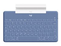 Logitech Keys-To-Go - Clavier - Bluetooth - QWERTY - International US - bleu classique 920-010177