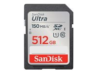 SanDisk Ultra - Carte mémoire flash - 512 Go - Class 10 - SDXC UHS-I SDSDUNC-512G-GN6IN