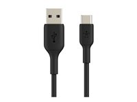 Belkin BOOST CHARGE - Câble USB - 24 pin USB-C (M) pour USB (M) - 15 cm - noir CAB001BT0MBK