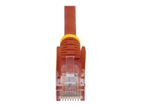 StarTech.com Câble réseau Cat5e UTP sans crochet - 50 cm Rouge - Cordon Ethernet RJ45 anti-accroc - Câble patch - Cordon de raccordement - RJ-45 (M) pour RJ-45 (M) - 50 cm - UTP - CAT 5e - sans crochet, bloqué - rouge 45PAT50CMRD