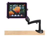 Ergotron Neo-Flex - Kit de montage (bras articulé, fixation par pince pour bureau, montage par passe-câble, support, extension) - pour tablette/lecteur eBook - noir - Taille d'écran : jusqu'à 10 pouces 45-306-101