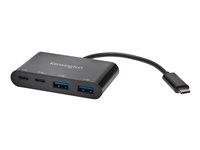 Kensington CH1000 - Concentrateur (hub) - 2 x USB 3.1 + 2 x USB-C - de bureau K39124EU