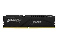 Kingston FURY Beast - DDR5 - kit - 32 Go: 2 x 16 Go - DIMM 288 broches - 6000 MHz / PC5-48000 - CL40 - 1.35 V - mémoire sans tampon - on-die ECC - noir KF560C40BBK2-32