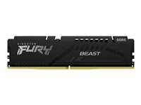 Kingston FURY Beast - DDR5 - module - 8 Go - DIMM 288 broches - 5600 MHz / PC5-44800 - CL36 - 1.25 V - mémoire sans tampon - on-die ECC - noir KF556C36BBE-8