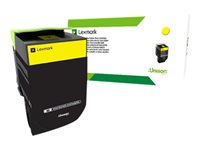 Lexmark 702XYE - À rendement extrêmement élevé - jaune - original - cartouche de toner Entreprise Lexmark - pour Lexmark CS510de, CS510dte 70C2XYE