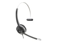 Cisco 531 Wired Single - Micro-casque - sur-oreille - filaire - pour Cisco DX70, DX70 - MSRP, DX80, DX80 (No Radio); IP Phone 8851, 8861, 8865, 8865NR CP-HS-W-531-USBA=