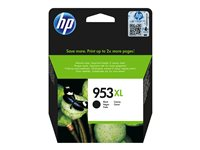 HP 953XL - 42.5 ml - à rendement élevé - noir - original - boîte de suspension - cartouche d'encre - pour Officejet Pro 7720, 7730, 7740, 8210, 8216, 8218, 8710, 8720, 8730, 8740 L0S70AE#301