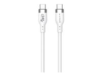 HyperJuice - Câble USB - 24 pin USB-C (M) pour 24 pin USB-C (M) - USB 2.0 - 1 m - gamme de puissance étendue (EPR), Alimentation USB (240 W) - blanc HJ4001WHGL