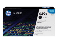 HP 649X - À rendement élevé - noir - original - LaserJet - cartouche de toner (CE260X) - pour Color LaserJet Enterprise CP4525dn, CP4525n, CP4525xh CE260X