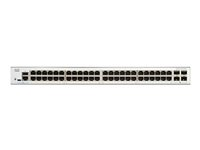 Cisco Catalyst 1300-48T-4X - Commutateur - C3 - Géré - 48 x 10/100/1000Base-T + 4 x 10 Gigabit SFP+ - Montable sur rack C1300-48T-4X