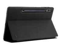 Mobilis RE.LIFE - Étui à rabat pour tablette - éco-conçu, avec rabat - noir - pour Samsung Galaxy Tab S9 Ultra 068010
