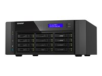 QNAP TS-h1290FX - Serveur NAS - 12 Baies - SATA 6Gb/s / PCIe (NVMe) / U.2 - RAM 128 Go - 25 Gigabit Ethernet / 2.5 Gigabit Ethernet - iSCSI support TS-H1290FX-7302P-128G