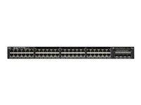 Cisco Catalyst 3650-48PS-L - Commutateur - Géré - 48 x 10/100/1000 (PoE+) + 4 x SFP - de bureau, Montable sur rack - PoE+ (390 W) WS-C3650-48PS-L