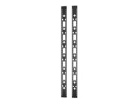 APC Easy Rack - Canal d'accessoire de rack (vertical) - noir - 48U (pack de 2) ER7RCC48