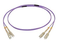 C2G 7m SC/SC OM4 LSZH Fibre Patch - Purple - Cordon de raccordement - SC multi-mode (M) pour SC multi-mode (M) - 7 m - fibre optique - duplex - 50 / 125 microns - OM4 - violet 81743