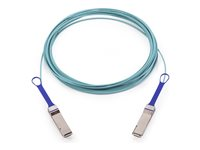 NVIDIA - Câble d'attache directe 100GBase - QSFP pour QSFP - 20 m - fibre optique - sans halogène, actif 980-9I13F-00C020