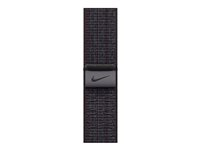 Apple Nike - Boucle pour montre intelligente - 41 mm - 130 - 190 mm - Noir/bleu MUJV3ZM/A