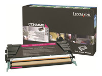 Lexmark - Magenta - original - cartouche de toner LCCP, LRP - pour Lexmark C734, C736, X734, X736, X738 C734A1MG