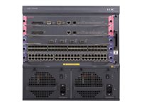 HPE FlexNetwork 7503 - Commutateur - C3 - Géré - 16 x 1 Gigabit / 10 Gigabit SFP+ + 2 x 40 Gigabit QSFP+ - Montable sur rack JH331A