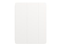 Apple Smart - Étui à rabat pour tablette - polyuréthane - blanc - 12.9" - pour 12.9-inch iPad Pro (3ème génération, 4ème génération, 5ème génération) MJMH3ZM/A
