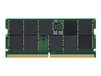 Kingston - DDR5 - module - 16 Go - SO DIMM 262 broches - 4800 MHz - CL40 - 1.1 V - mémoire sans tampon - ECC KTD-PN548T-16G