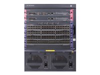 HPE FlexNetwork 7506 Switch with 2x2.4Tbps Fabric and Main Processing Unit - Commutateur - Géré - 8 x 1 Gigabit / 10 Gigabit SFP+ + 2 x 40 Gigabit QSFP+ - Montable sur rack JH332A