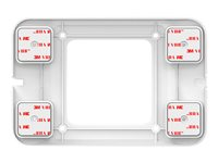 Compulocks Kits montage tablette invisible universelle - Composant de montage (plaque de montage universelle) - pour ordinateur portable - blanc - Interface de montage : 100 x 100 mm SMP01W