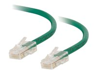 C2G Câble de raccordement réseau Cat5e non amorcé non blindé (UTP) - Cordon de raccordement - RJ-45 (M) pour RJ-45 (M) - 3 m - UTP - CAT 5e - bloqué, uniboot - vert 83064