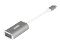 Urban Factory - Adaptateur vidéo - 24 pin USB-C mâle pour HD-15 (VGA) femelle - 10.5 cm - gris sidéral AUV01UF