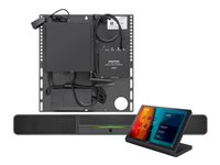 Crestron Flex UC-B30-T - Pour Microsoft Teams - kit de vidéo-conférence (barre son, console d'écran tactile, mini PC) - noir UC-B30-T