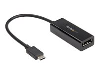 StarTech.com Adaptateur USB C vers DisplayPort, 8K/5K/4K USB Type C vers DP 1.4 Convertisseur vidéo en mode alternatif, HBR3/DSC/HDR, 8K 60Hz, Adaptateur d'affichage pour moniteur DisplayPort 1.4 compatible Thunderbolt 3 - Adaptateur 8K USB-C vers DP (CDP2DP14B) - Adaptateur DisplayPort - 24 pin USB-C (M) pour DisplayPort (F) - Thunderbolt 3 / DisplayPort 1.4 - support 1080p, support 4K 120 Hz, support 8K60Hz (7680 x 4320), support pour 5K60Hz - noir - pour P/N: TB4CDOCK CDP2DP14B