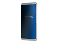 DICOTA Secret - Protection d'écran pour téléphone portable - avec filtre de confidentialité - 4 voies - adhésif - noir - pour Apple iPhone XR D70059