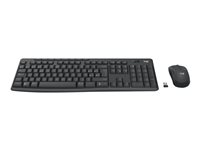 Logitech MK370 Combo for Business - Ensemble clavier et souris - sans fil - Bluetooth LE - AZERTY - Français - graphite 920-012066