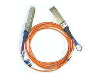 NVIDIA - Câble d'attache direct 56GBase-AOC - QSFP pour QSFP - fibre optique - Active Optical Cable (AOC) 980-9I15X-00L015