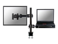 Neomounts FPMA-D960NOTEBOOK - Kit de montage - pleine action - pour écran LCD / ordinateur portable - noir - Taille d'écran : 10"-27" - pinces montables, montrable sur bureau FPMA-D960NOTEBOOK