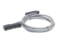 APC Data Distribution Cable - Câble réseau - Conformité TAA - RJ-45 (F) pour RJ-45 (F) - 6.4 m - UTP - CAT 5e - gris DDCC5E-021