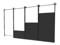 Peerless-AV SEAMLESS Kitted Series - Kit de montage - modulaire - pour mur vidéo dvLED 4x4 - cadre en aluminium - noir et argent - montable sur mur - pour Samsung IE015R, IE020R, IE025R, IE040R, IF015R, IF020R, IF025R, IF040R DS-LEDIER-4X4