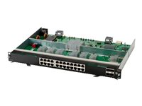 HPE Aruba 6400 24-port 10Gbase-T and 4-port SFP56 v2 - Commutateur - C3 - 24 x 10GBase-T + 4 x 50 Gigabit Ethernet SFP56 - Montable sur rack R0X42C