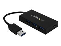 StarTech.com Hub USB 3.0 - 4 ports - USB A vers 3x USB-A 1x USB-C - Concentrateur USB Type-C - Hub USB - Concentrateur (hub) - 4 x SuperSpeed USB 3.0 - de bureau - pour P/N: CFASTRWU3C, SDMSDRWU3AC HB30A3A1CFB