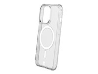 Force Case - Coque de protection pour téléphone portable - antibactérien - compatibilité avec MagSafe - polycarbonate, polyuréthanne thermoplastique (TPU) - transparent - pour Apple iPhone 13 Pro FCAIRMAGIP1361PT